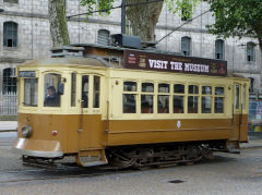 
Historic tram '216' at Porto, April 2012
